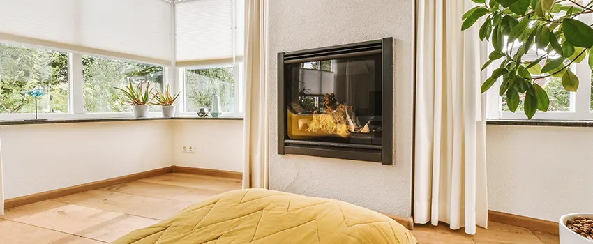 Residential Fireplace Ceramic Glass Installation in Reading, MA