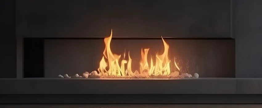 B-Vent Gas Fireplace Installation in Reading, MA