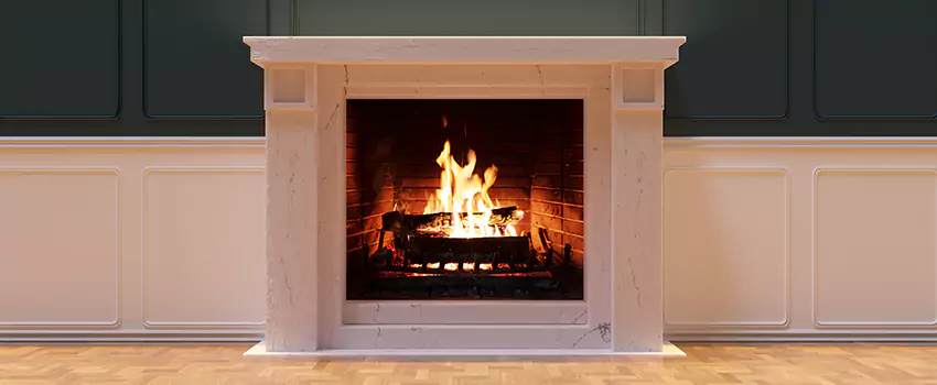 Open Flame Wood-Burning Fireplace Installation Services in Reading, Massachusetts