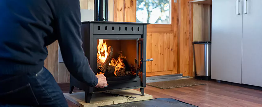 Open Hearth Wood Fireplace Installation in Reading, MA